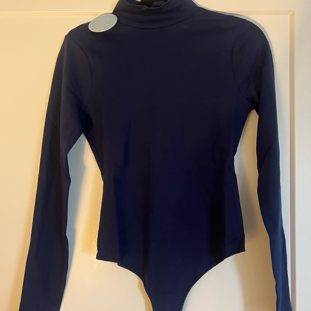 Navy Long Sleeve Bodysuit